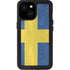 Sweden Flag Distressed iPhone 15 Waterproof Case